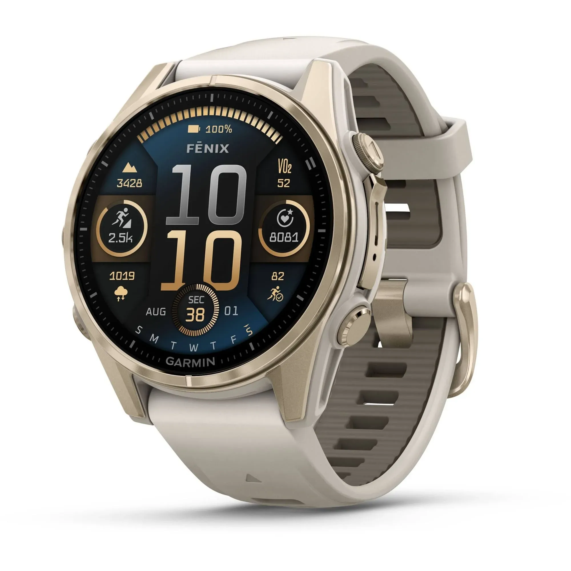 Reloj inteligente GPS multideporte Garmin Fenix 8 (47 mm) AMOLED zafiro/zafiro solar-