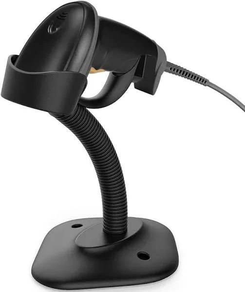 Barcode Scanner W/adjustable Stand Usb Wired Handheld Laser Barcode Reader Esup