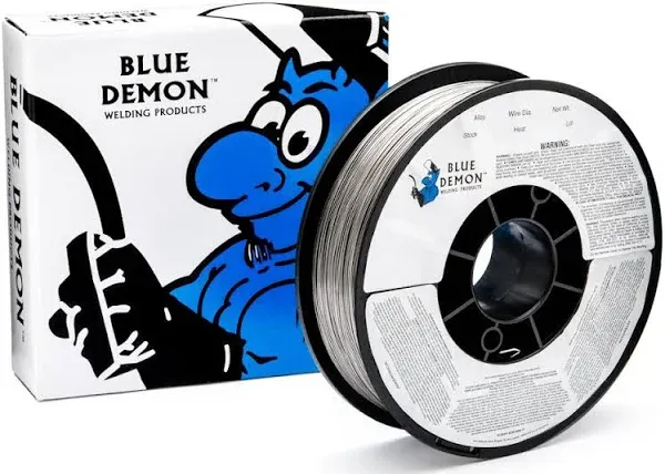 Blue Demon E71T-1/1M X .035 X 11LB Spool gas shielded flux core 0.035, silver 