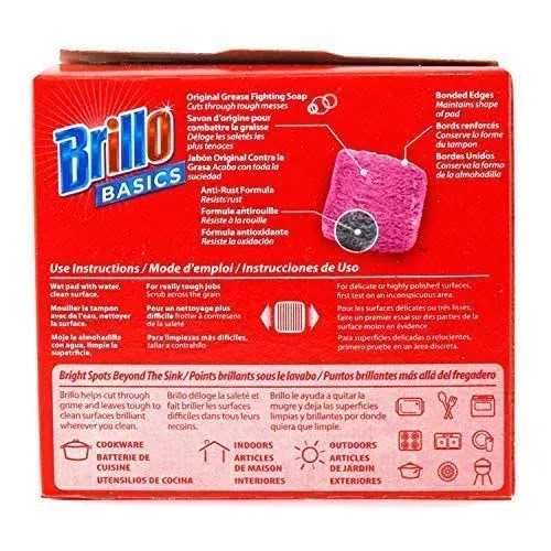 Brillo Basics Steel-Wool Soap Pads