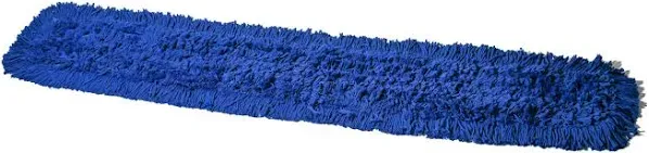 Commercial Dust Mop Head – 24 x 5 in. Cotton Nylon Reusable Mop Head – Indust...