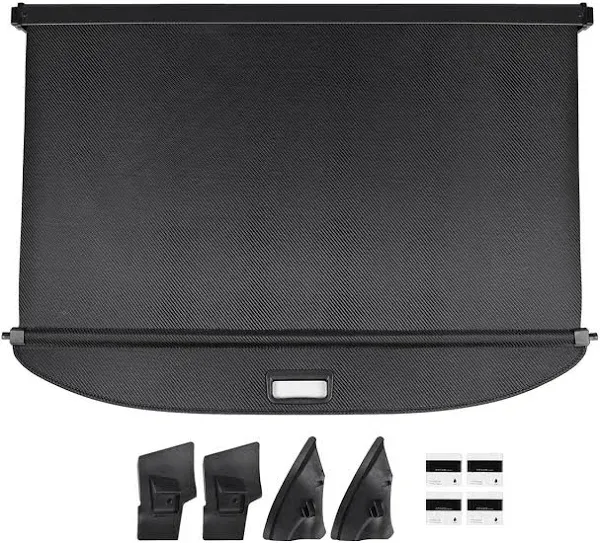 Rear Cargo Security Trunk Cover Retractable Black Fits 2020-2022 Tesla Model Y