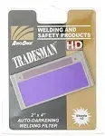 Tradesman Horizontal Auto-Darkening Filter for Welding Helmets, 2 x 4.25 x 0.2"