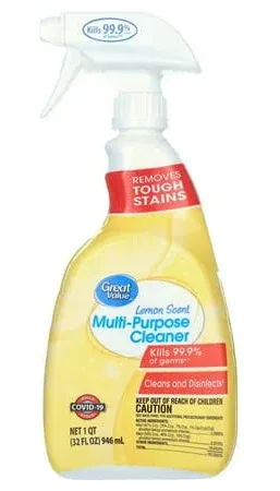 Simple Green SPG14002 All-Purpose Cleaner and Degreaser, Trigger Spray, 24-Ounce, Lemon