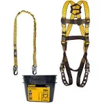 DeWalt Fall Protection Compliance Kit with, D1000 Harness, 5 Point Adjustment with Pass-Thru Chest and Tongue Buckle Legs