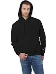 Champion 12 oz. 82/18 Reverse Weave Pullover Hood, Black, L