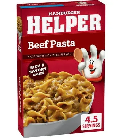 Hamburger Helper Beef Pasta, Rich Savory Sauce 5.9 Oz