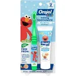 Orajel Baby Tooth & Gum Cleanser, Bright Banana Apple, 1 Set