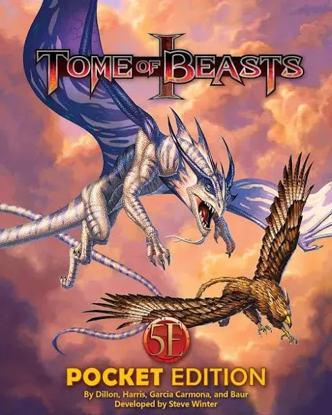 Tome of Beasts 1 2023 Edition Pocket Edition by Staff, Kobold Press