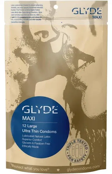 Glyde Maxi Large Condoms