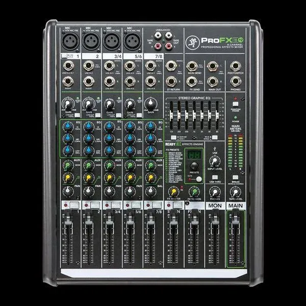 Mackie ProFX8v2 8-Channel Effects Mixer with USB