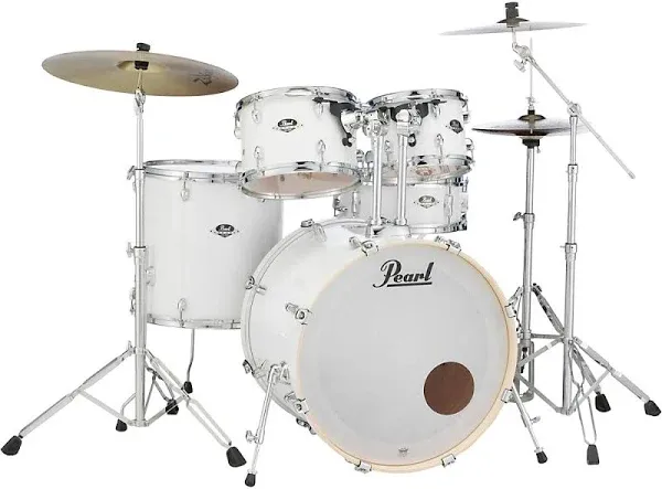 Pearl Export Standard 5-Piece Drum Set with Hardware Smokey Chrome