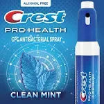 Crest Pro-Health | Portable Alcohol-Free CPC Mist with Clean Mint Flavor | Fight