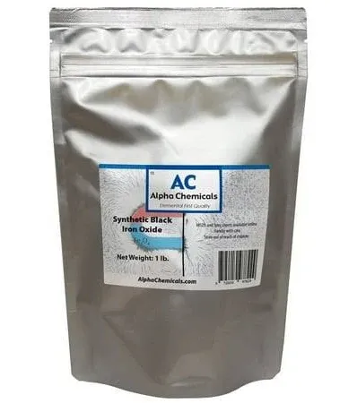 5 lb Synthetic Black Iron Oxide - Fe3O4 - 1 micron particle size