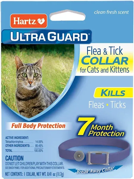 Hartz Ultraguard Flea & Tick Collar for Cats & Kittens, Purple