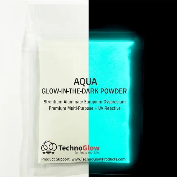 Glow in the Dark & UV Reactive Powder - Multipurpose PRO-Series Natural White, 1 Ounce (28g)