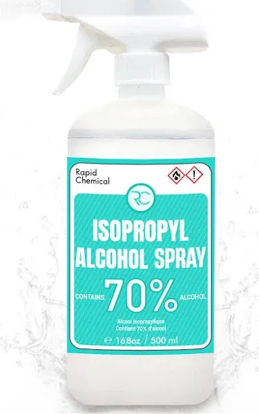 70% Isopropyl Alcohol Spray - USP Grade - 17 Fl Oz - Rubbing Alcohol Spray - Rubbing Alcohol Spray Bottle 70%