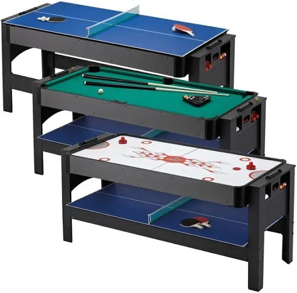 Fat Cat 3-in-1 6' Flip Multi-Game Table