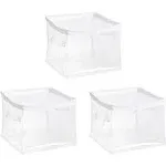 Basics Clear Zippered Organizers, 3-Pack