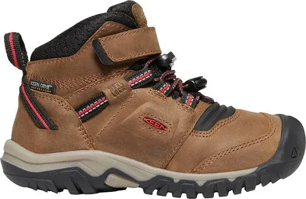 Boy&#039;s Hiking KEEN Kids Ridge Flex Mid WP (Little Kid/Big Kid) Size 4 D3