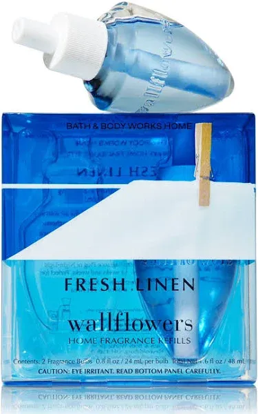 Bath &amp; Body Works Fresh Linen Wallflowers Home Fragrance Refills, 2-Pack (1.6...