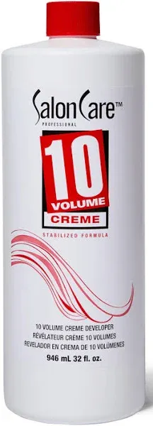 Salon Care 10 Volume Creme Developer 32 Oz