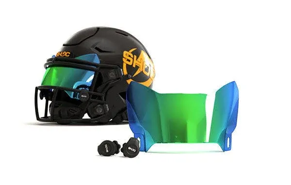 SHOC Zero-G PLUS Football Visor | Northern Lights