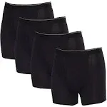 Kirkland Signature Men’s Boxer Briefs Underwear 4 Pack Black Color Size