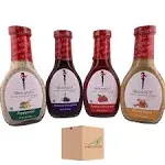 Inspired Candy Skinnygirl Low Carb, Fat Free, Sugar Free, Salad Dressing Bundle: Variety Pack of 4 x 8oz Bottles: One Balsamic Vinaigrette, One Poppy