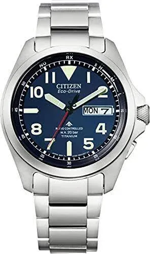 CITIZEN Promaster Land AT6080-53L Blue Eco-Drive Solar Men wth Box Fast ship