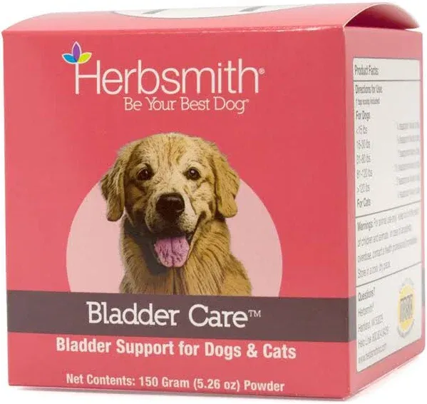 Herbsmith Bladder Care for Cats and Dogs – Maintains Urinary Health for Do