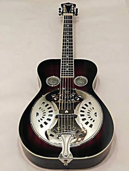 Recording King RR-36S-VS Maxwell Series Square Neck Resonator Guitar Vintage Sunburst