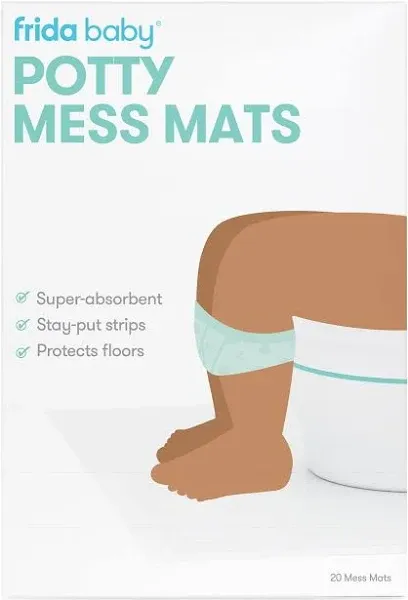 Potty Mess Mats Toilet Training Disposable Floor Pads - Frida Baby New Box