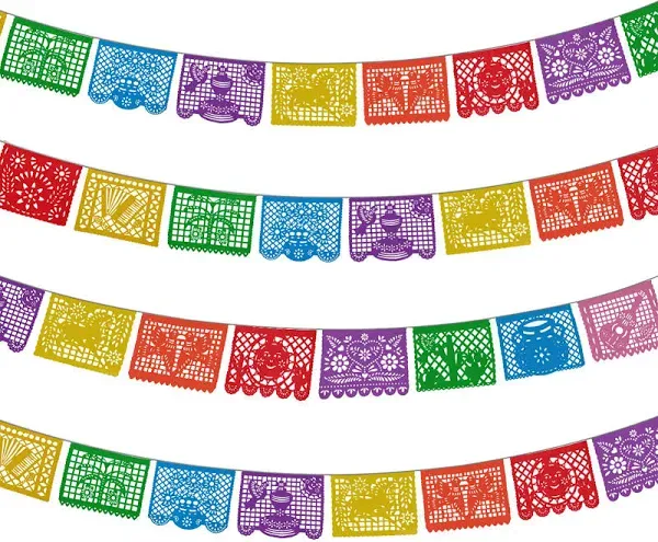 Mexican Party Banners 4 Pack