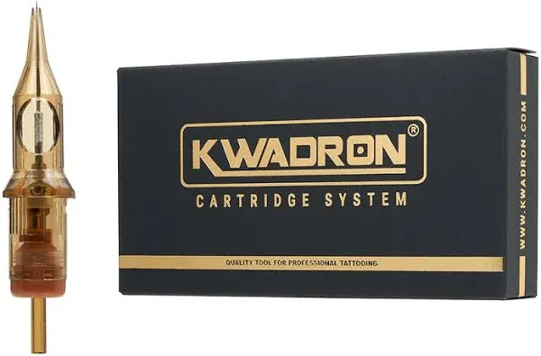 Kwadron Cartridge - Round Liners #12 Long Taper Textured