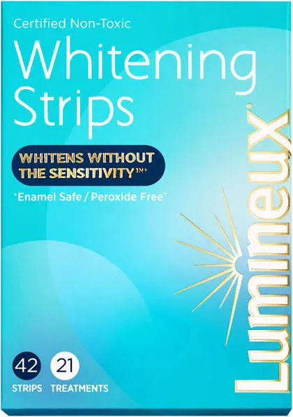 Lumineux Teeth Whitening Strips 21 Treatments - Enamel Safe for Whiter Teeth