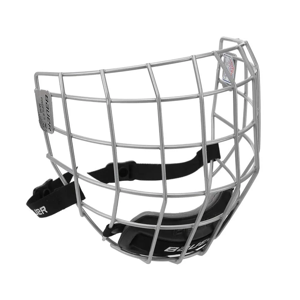 Bauer Profile II Facemask For Ice Hockey Helmet Medium Black Facemask Unisex