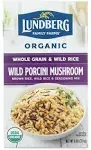 Lundberg Rice & Wild Rice Rice & Seasoning Mix, Wild Porcini Mushroom - 6 oz