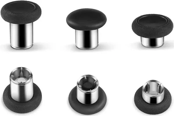 TOMSIN Replacement Thumbsticks for Xbox Elite 1 Controller,6 in 1 Swap Magnetic Joysticks for Xbox One Elite Controller Series 1(Only Fit for Model 1698,NOT for Elite 2 Controller)