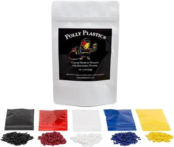 Polly Plastics Color Pellets for Moldable Plastic