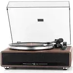 1 by One High Fidelity Belt Drive Turntable with Built-in Speakers Vinyl Record