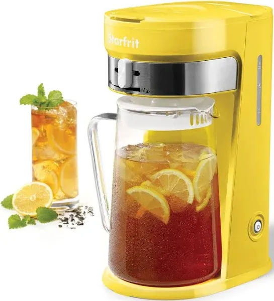 Starfrit Electric 10 Cup Iced Tea and Iced Coffee Maker w/Glass Pitcher (OB)