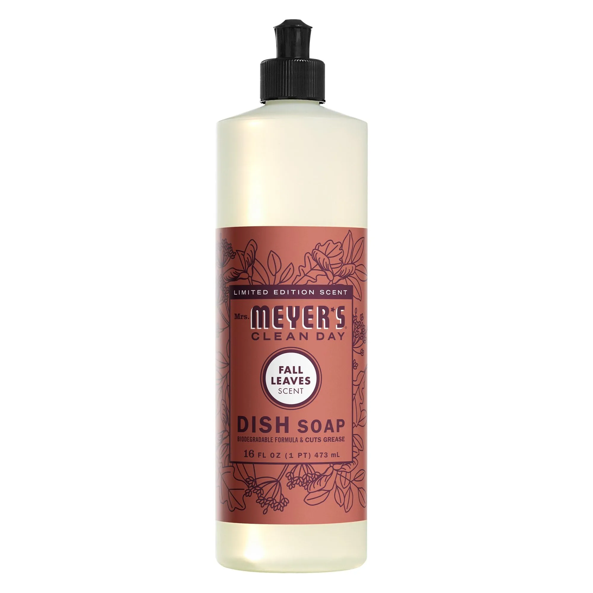 Mrs. Meyer's Clean Day Dish Soap Fall Leaves Scent