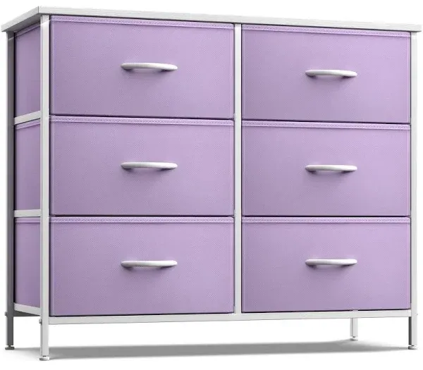 Sorbus Dresser with 6 Drawers Furniture Storage Tower Unit for Bedroom