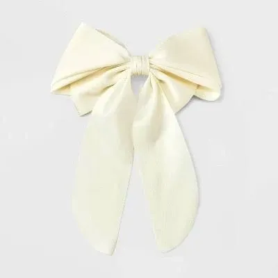 A New Day Satin Bow Hair Barrette