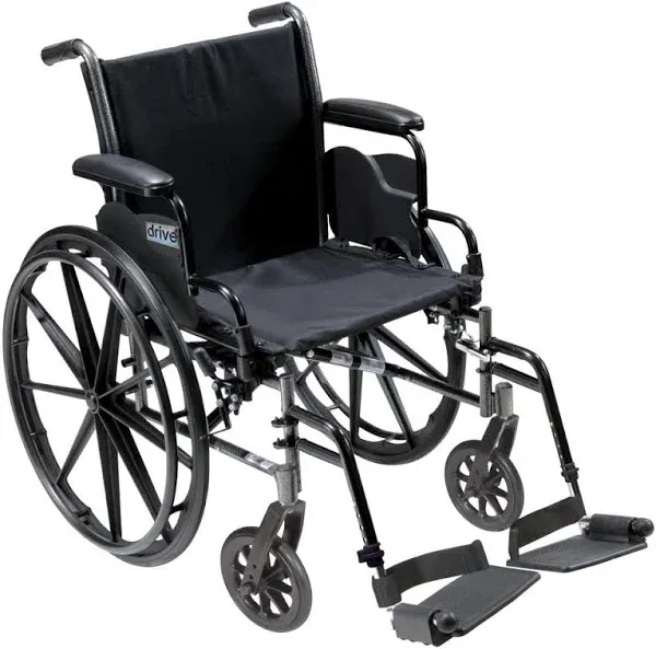 Drive Medical Cruiser III Wheelchair with Flip Back Removable Arms