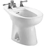 TOTO BT500B #01 Piedmont Bidet ONLY, Vertical Spray, Cotton White