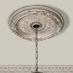 AFD Home Petite Round Champagne Ceiling Medallion