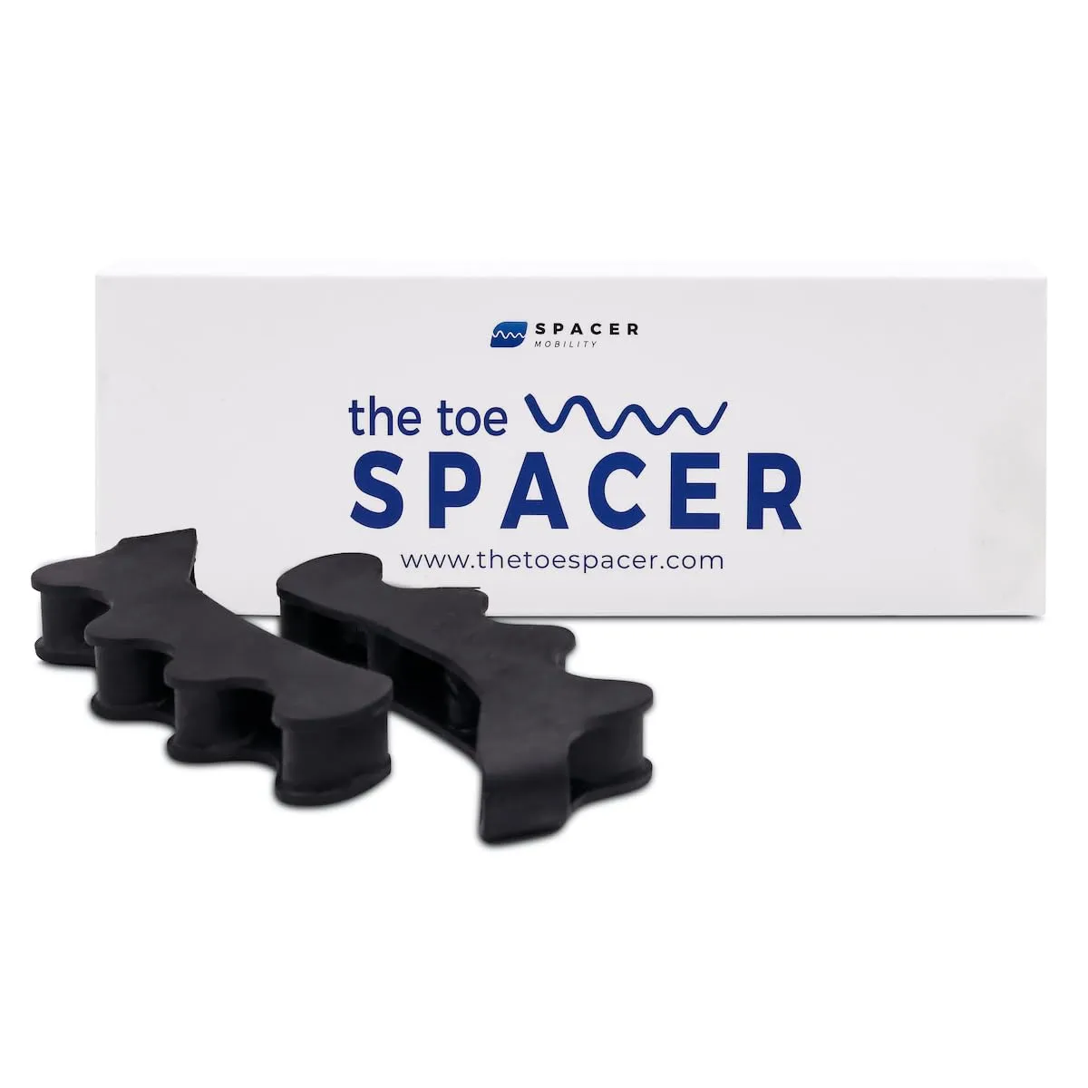 The Toe Spacer from Spacer Mobility, Recovery from the Ground Up, Correct Bunions, Plantar Fasciitis, & Correct Toes | Unisex Therapeutic Toe Spacer - Relieve Foot Pain and Tension | 4-Loop (4-Loop)