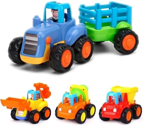 Wolson Push and Go Friction Powered Car Toys